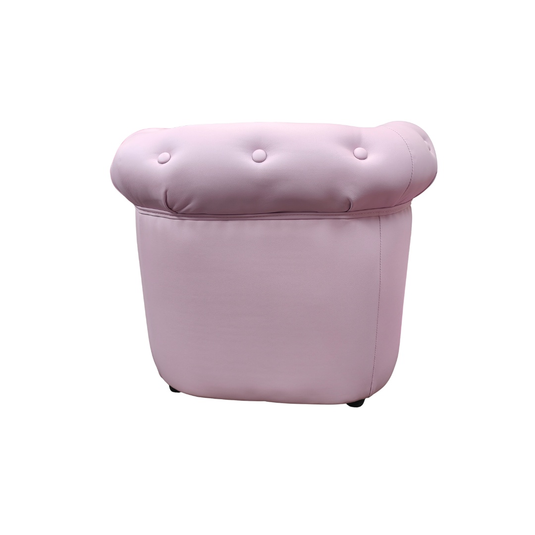 Pink armchair back