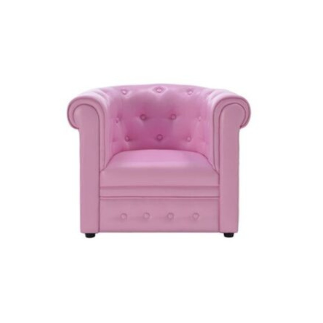Pink single armchair