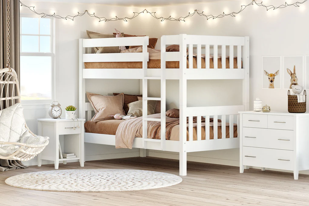 Peri Bunk white lifestyle Peri Bunk Bed