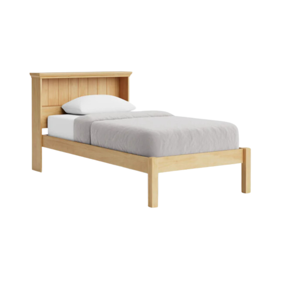 lowfootend bed with shelf