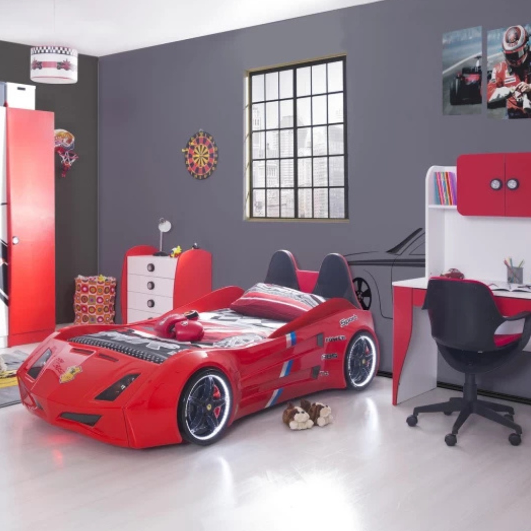 Cat Car Bed Red lifestyle