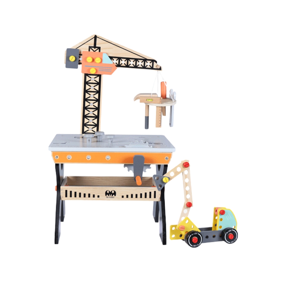 Crane Wooden Tool Table