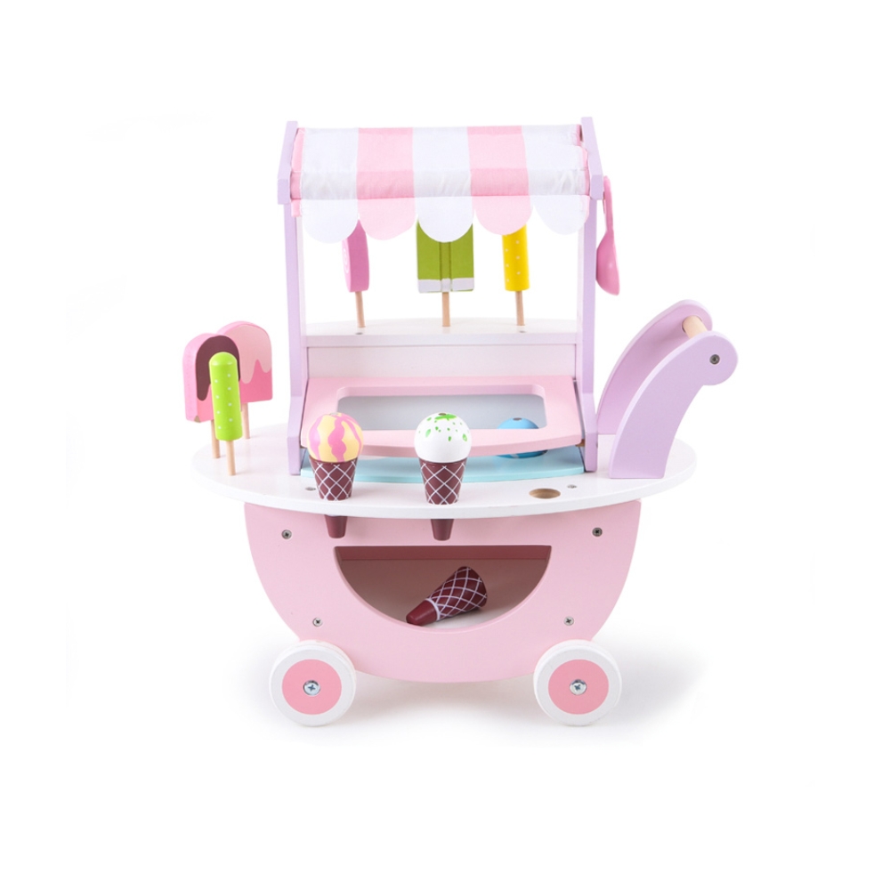 Ice Cream Trolley Wooden Playset