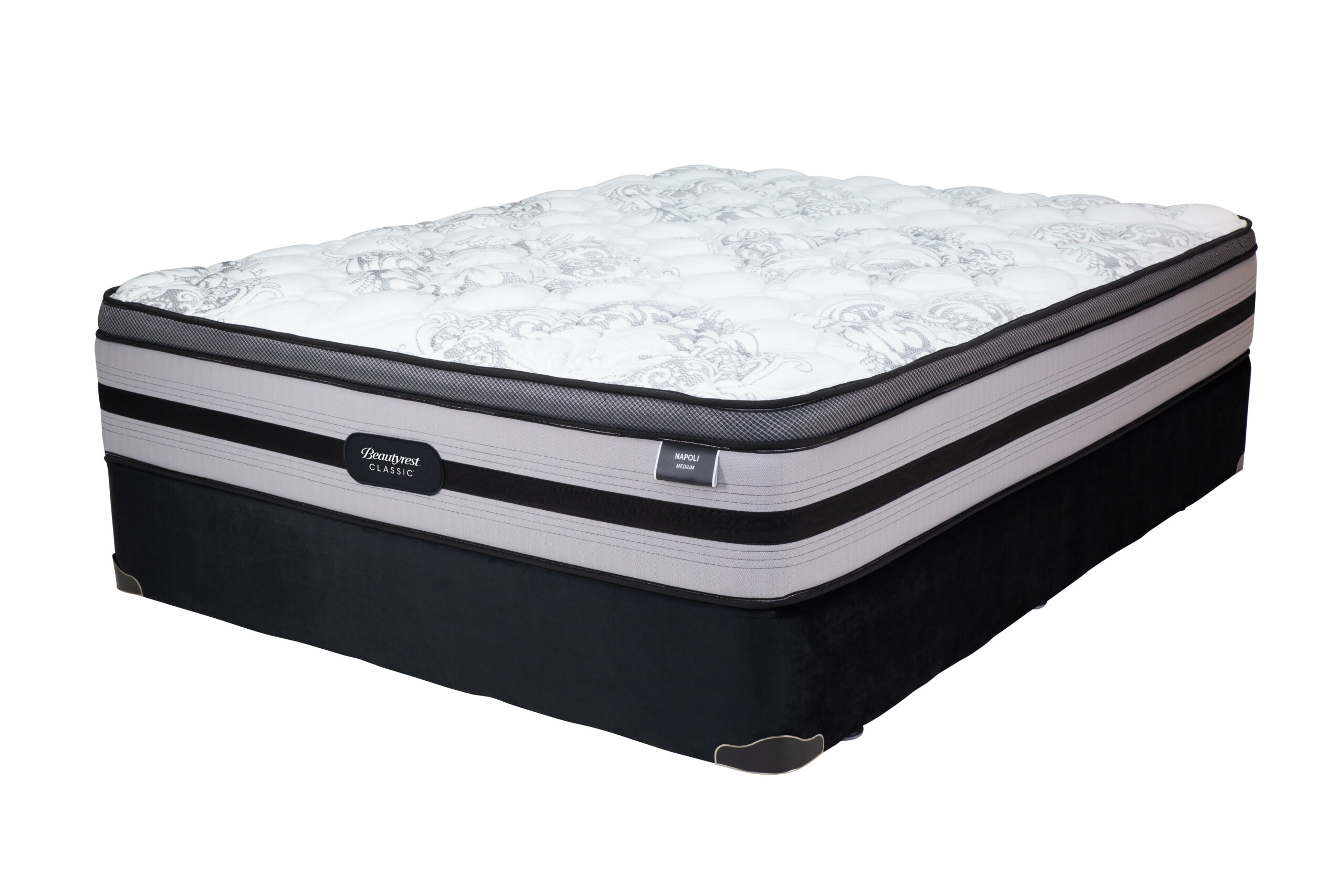 Napoli Mattress from Sleepmaker isometric with base