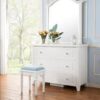 Alicia 3 Drawer Low Boy with Mirror