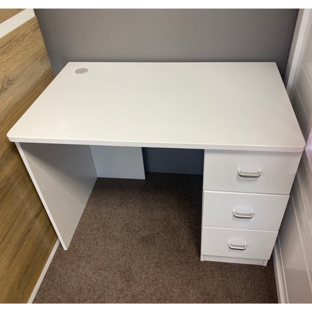 Cool Kids Desk 3 Drawers White lifestyle