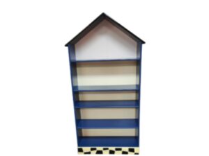 Racing Car Bookshelf Blue
