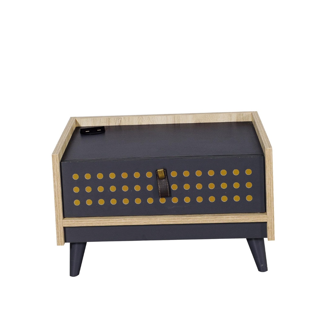 Dark Point Night Stand clearcut