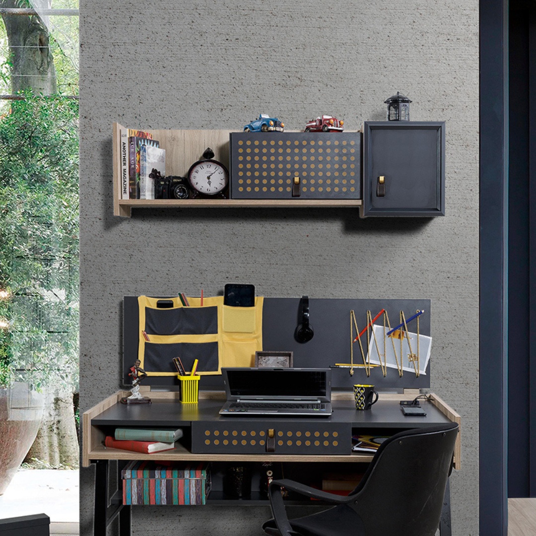 Dark Point Study Desk Wall Unit lifestyle