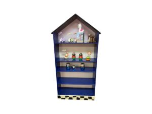 Racing Car Bookshelf Blue