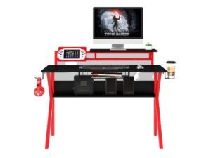 Gaming Desk - Black/Red