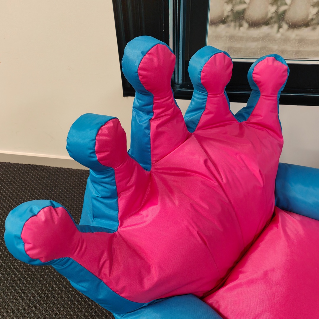Crown Bean Bag Chair detail
