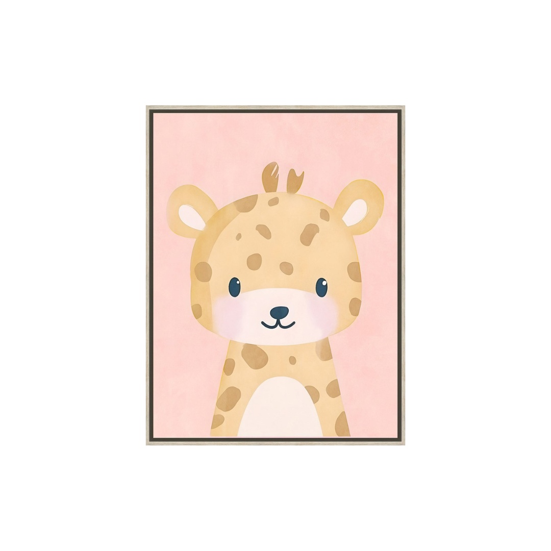 Blushing Giraffe wall art