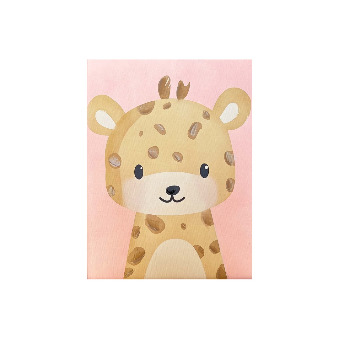 Blushing Giraffe wall art2