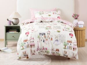 Paris Tails Duvet Cover Set